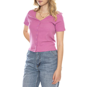 Levi's® T-Shirt con Bottoncini Muse -- Maglietta Donna Rosa A8782-0017 . LEVIS 