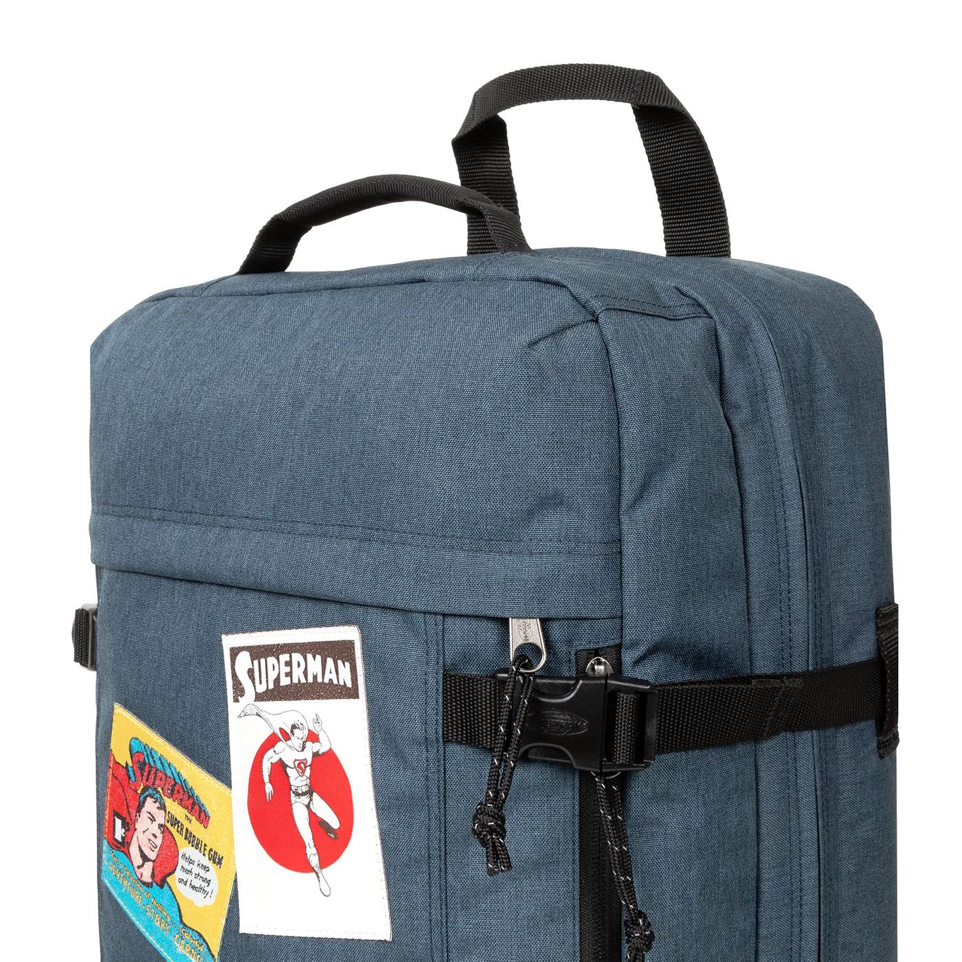 Borsa Travlepack Superman Patch Blu - Borsa da Viaggio Verde EK0A5BBR5V21 . EASTPAK 