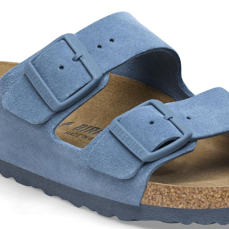 Arizona Elemental Blue / Suede Leather - Sandali Uomo / Donna Blu 1026820  BIRKENSTOCK 