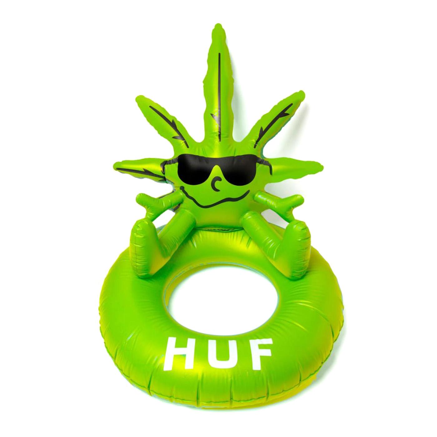 GREEN BUDDY FLOATIE - Ciambella Salvagente Gonfiabile Verde AC00632-HUFGR . HUF 