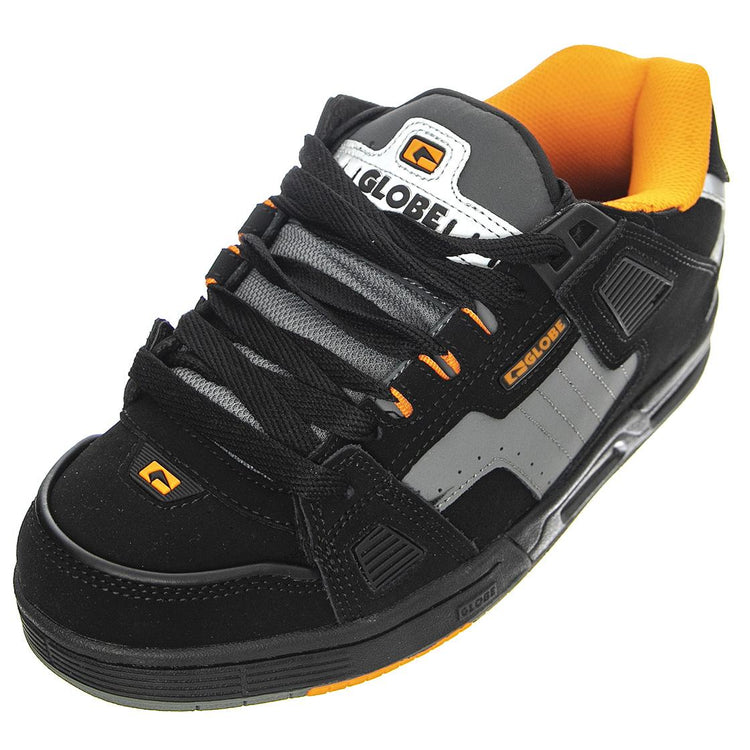 Sabre Black / Grey / Orange - Scarpe Stringate Profilo Basso Uomo Nere GBSABR-20087  GLOBE 