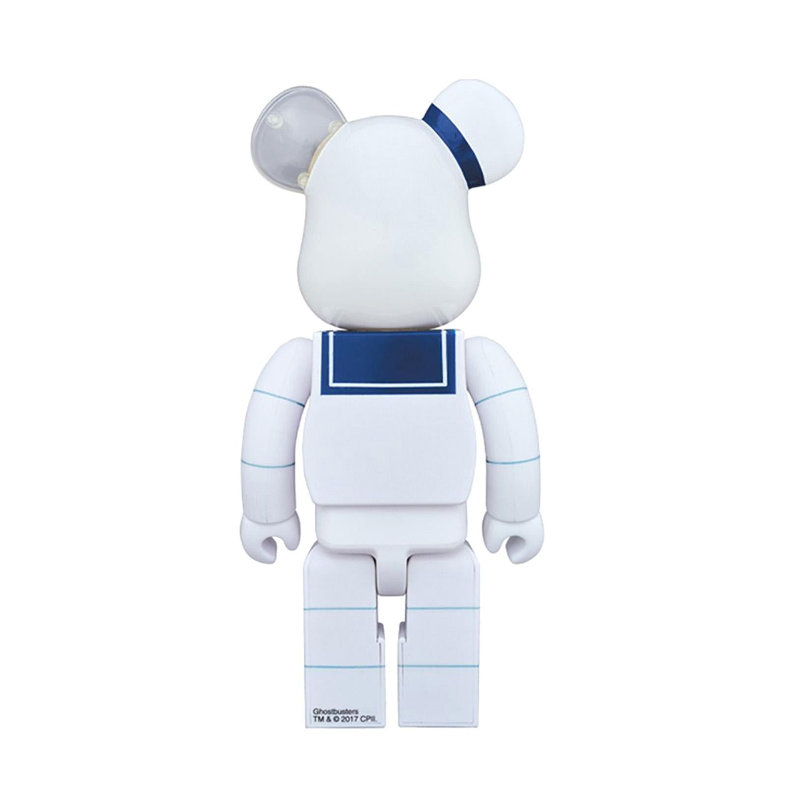 Bearbrick Stay Puft - White/Blue - Pupazzo Gadget Toy  280mm 400STAY  MEDICOM TOY 