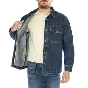 101 Overshirt Mid Indigo - Camicia Denim Jeans Uomo Blu 112349924  LEE 