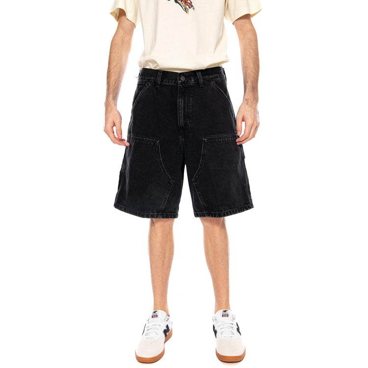 Double Knee Short Black - Bermuda Uomo Neri I034867 8906 CARHARTT WIP 