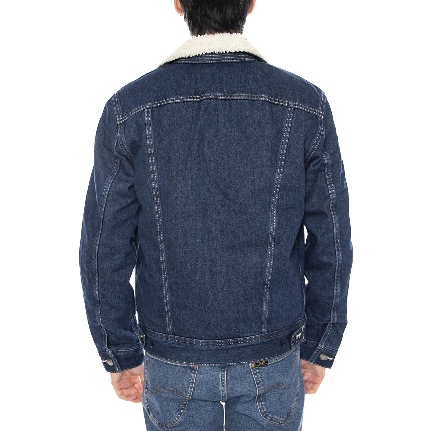 Sherpa Jacket Save It - Giacca Uomo Denim Jeans Blu 112370428 . LEE 