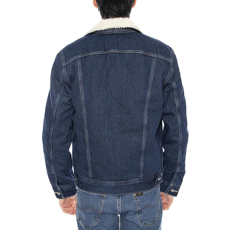 Sherpa Jacket Save It - Giacca Uomo Denim Jeans Blu 112370428 . LEE 