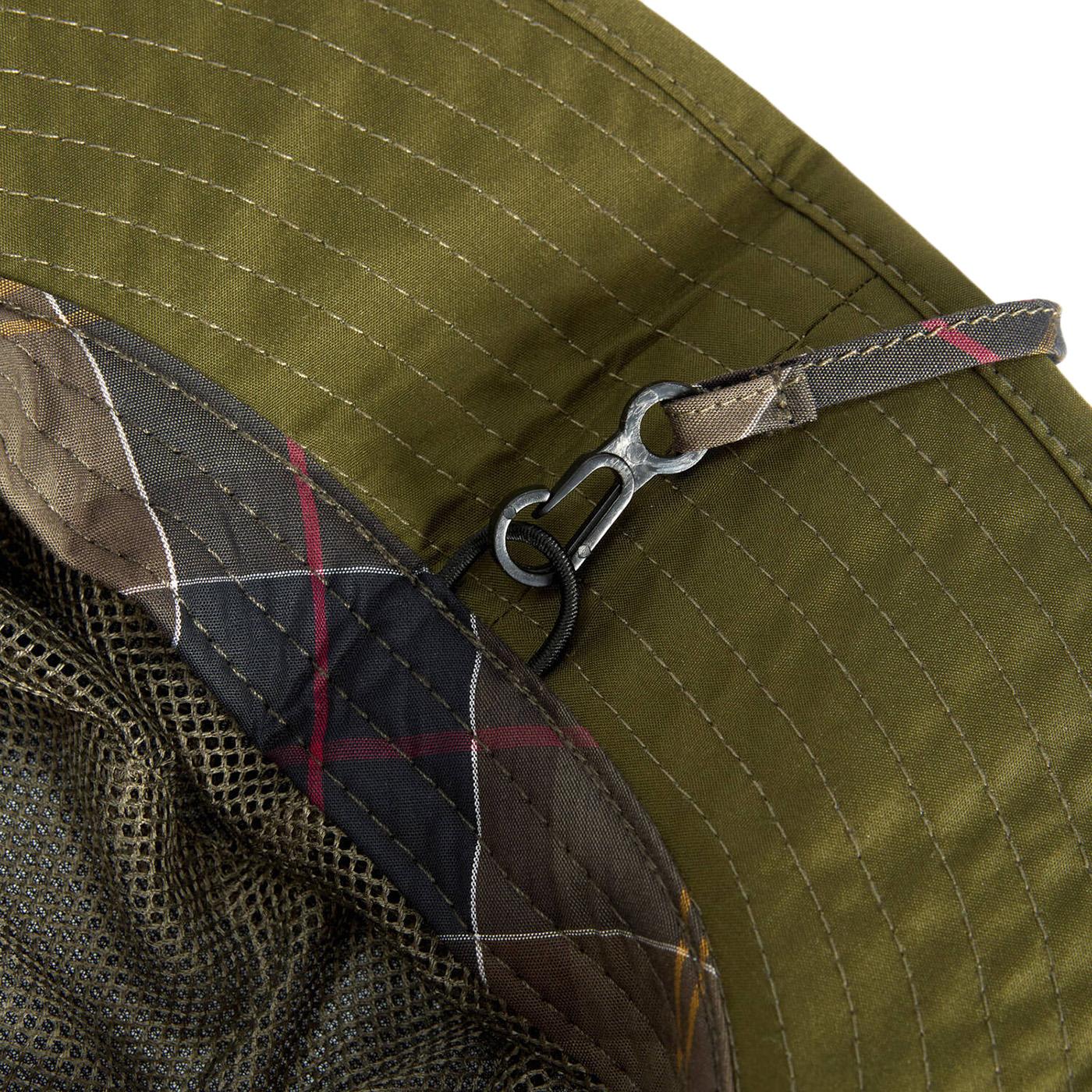 Longhall Bucket Hat Dark Olive - Cappello Verde MHA0939 OL91 BARBOUR 