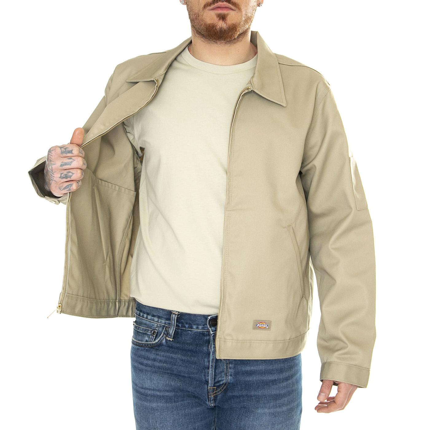 Unlined Eisenhower Jacket Rec Khaki - Giacca Uomo Beige DK0A4Y6UKHK1  DICKIES 