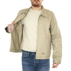 Unlined Eisenhower Jacket Rec Khaki - Giacca Uomo Beige DK0A4Y6UKHK1  DICKIES 