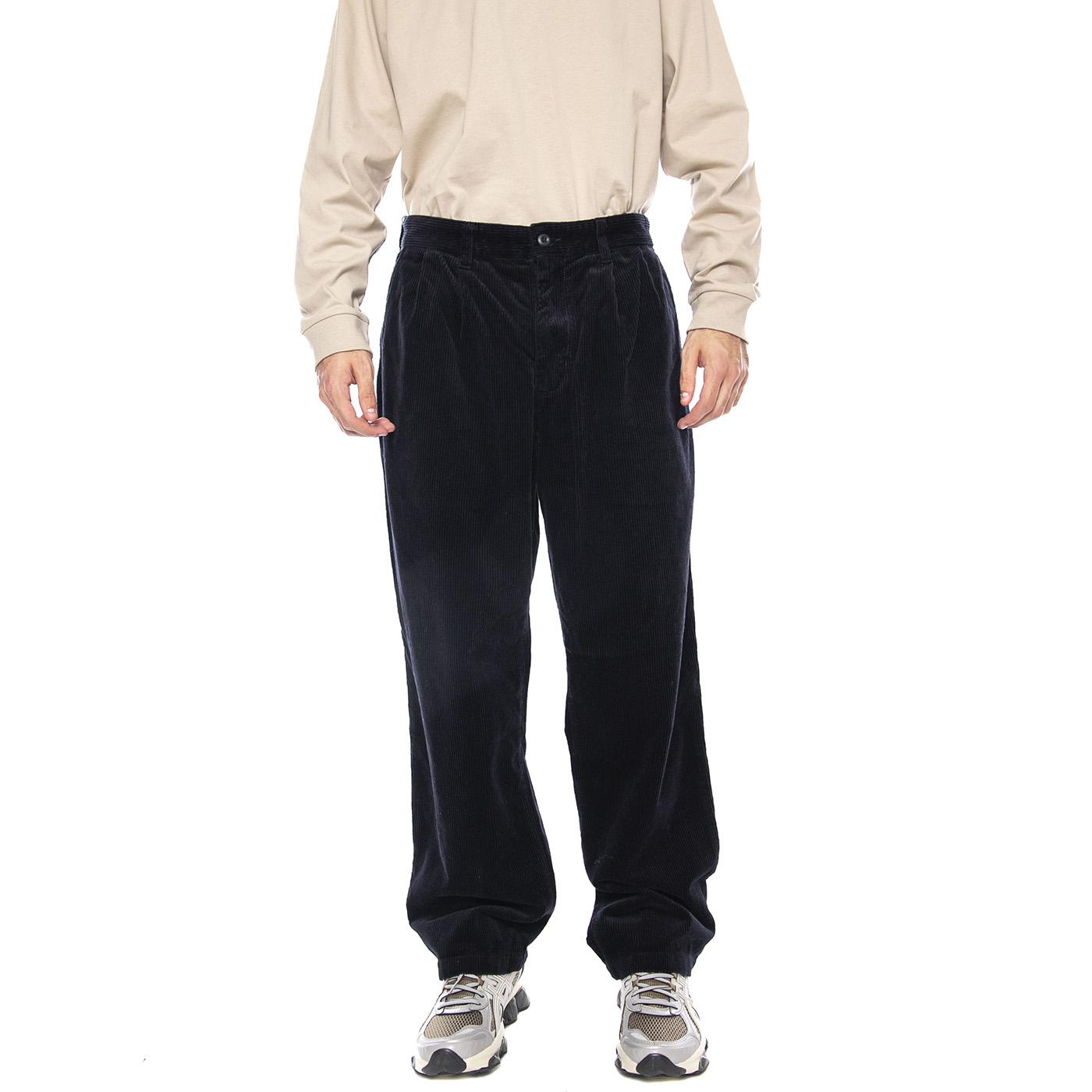 Evan Pant Dark Navy - Pantaloni Uomo Blu I033757.1C02 . CARHARTT WIP 