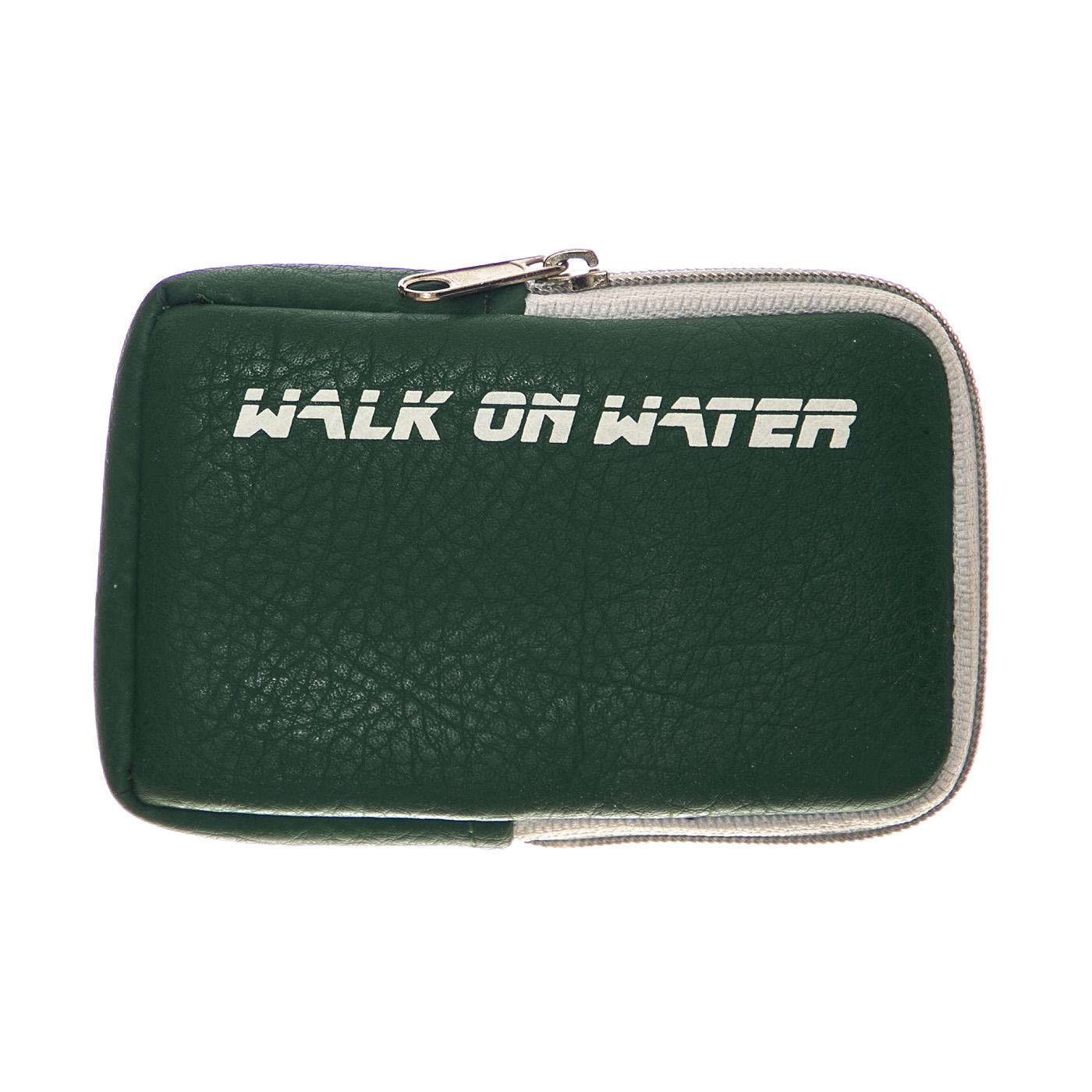 Boarding Wallet Vertical Green - Portafogli Verde TEX-03204095  WALK ON WATER 