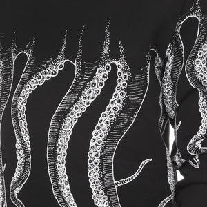 OCTOPUS OUTLINE CREWNECK WHITE BLACK 88453_4  OCTOPUS 
