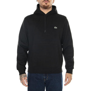 M' Sweatshirt SH9623-031 Hoodie Black - Felpa con Cappuccio Uomo Nera SH9623-031  LACOSTE 