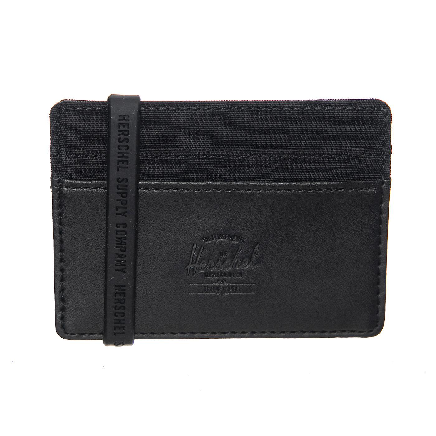 Charlie Rfid Black - Portacarte Nero 11011-03608-OS  HERSCHEL 