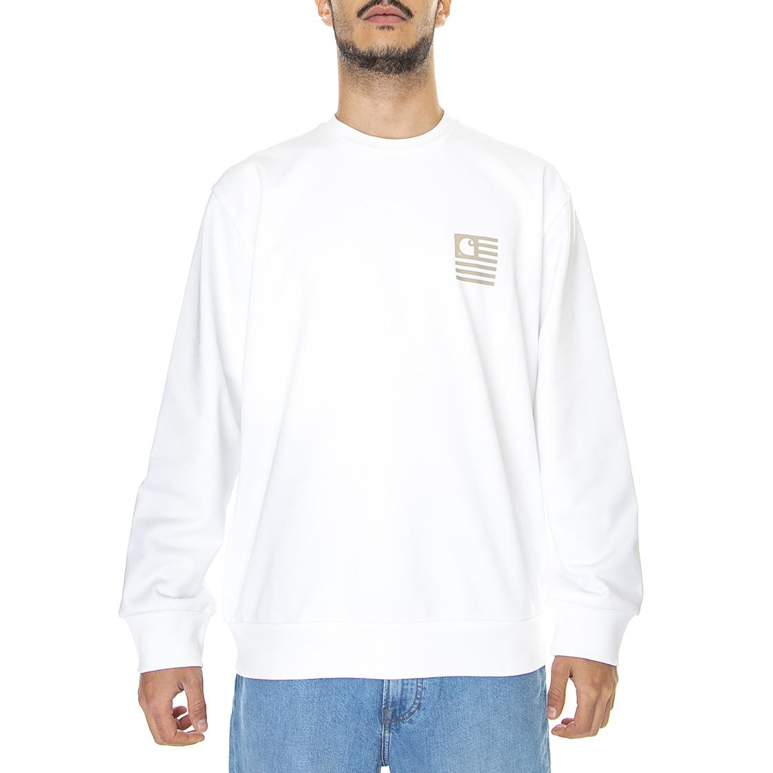 Medley State Sweat White S I030089-02XX  CARHARTT WIP 