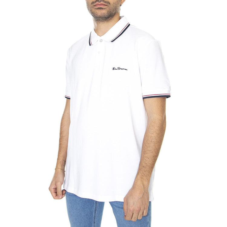 Signature Polo White - Polo Uomo Bianca 59310-010  BEN SHERMAN 