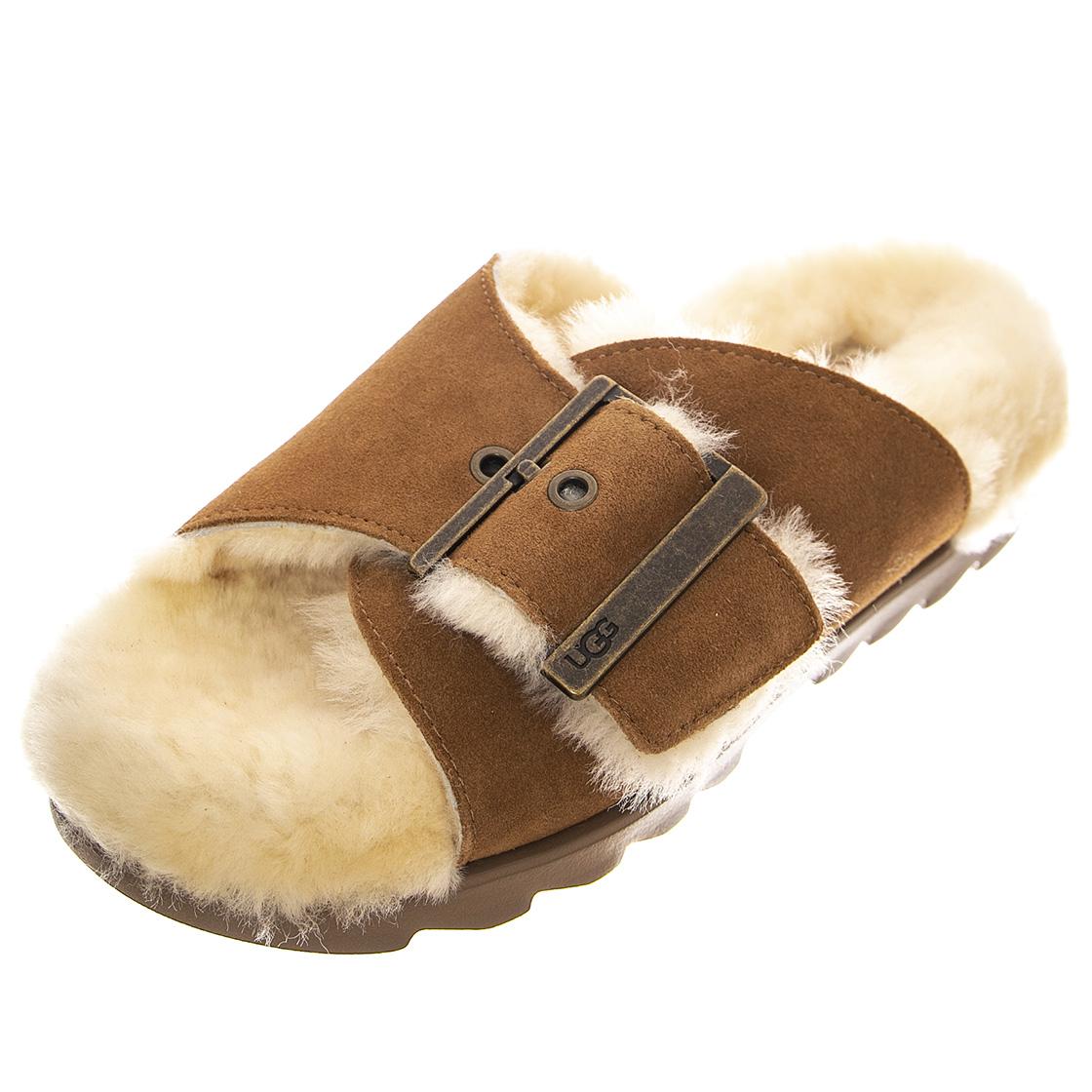 Womens Outslide Brown Sandals UGSOUTBUC-1125048W  UGG 
