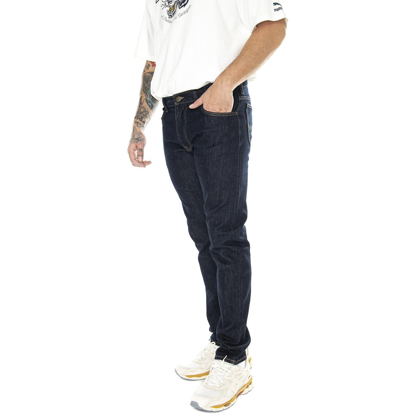 Rider Rinse-L701PX36 - Pantaloni Denim Jeans Uomo Blu 112140654  LEE 