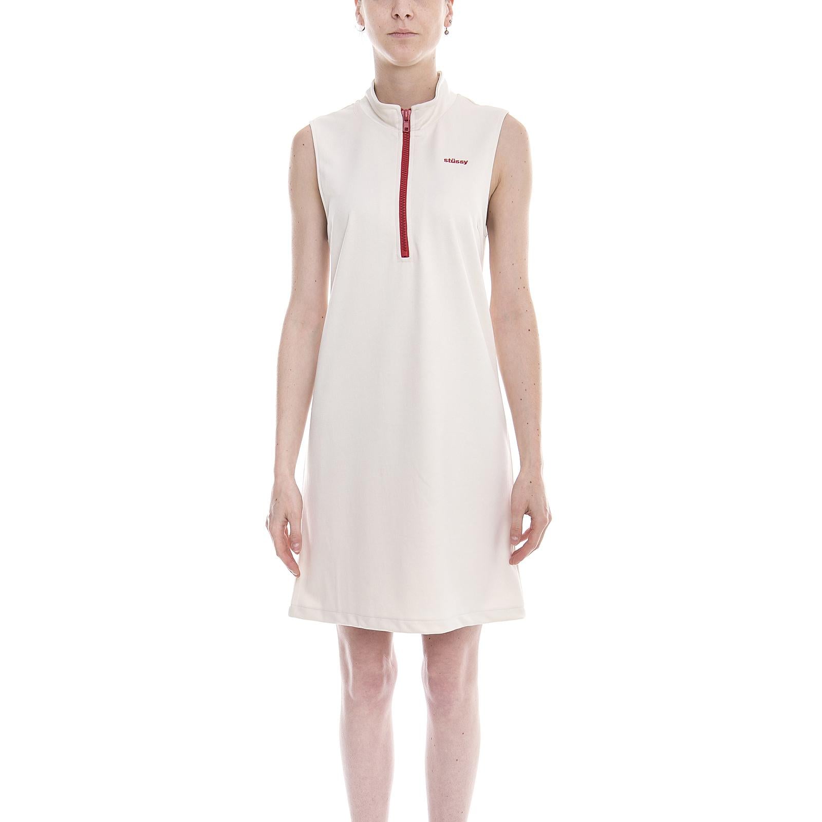 RYDER TRACK DRESS OFF WHITE 214439-OFF WHITE  STUSSY 