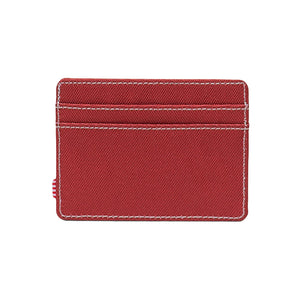 Charlie Cardholder Ochre White Stitch - Portacarte Rosso 30065 06284 HERSCHEL 