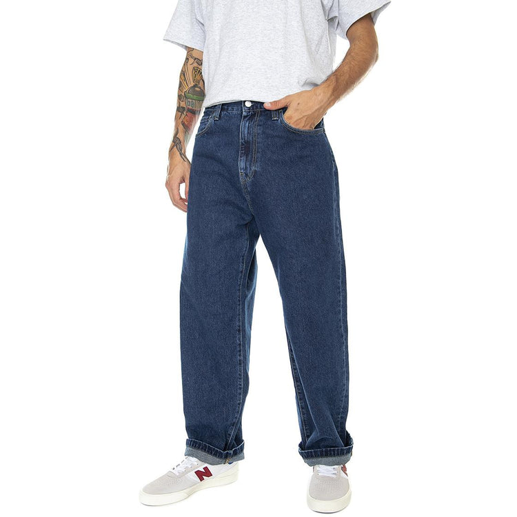 Landon Pant Blue stone washed - Pantaloni Denim Jeans Uomo Blu I030468-0106 . CARHARTT WIP 