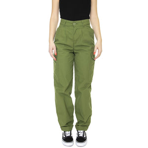 W' Collins Pant Kiwi Rinsed - Pantaloni Cargo Donna Verdi I031565-1D002  CARHARTT WIP 