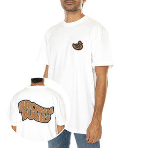 S/S Brown Ducks T-Shirt White - Maglietta Girocollo Uomo Bianca I033980.02XX  CARHARTT WIP 