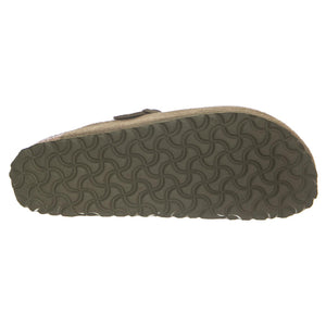 BOSTON FADED SUEDE LEATHER NARROW FIT KHAKI - Sandali Unisex Marroni 1025844 KHI BIRKENSTOCK 