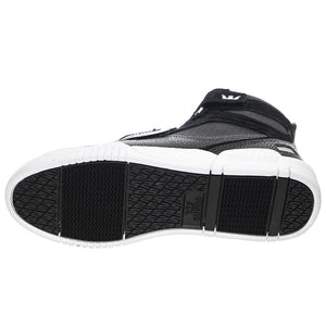 Breaker - Scarpe Stringate Profilo Alto Uomo Nere / Silver 05893-049 . SUPRA 