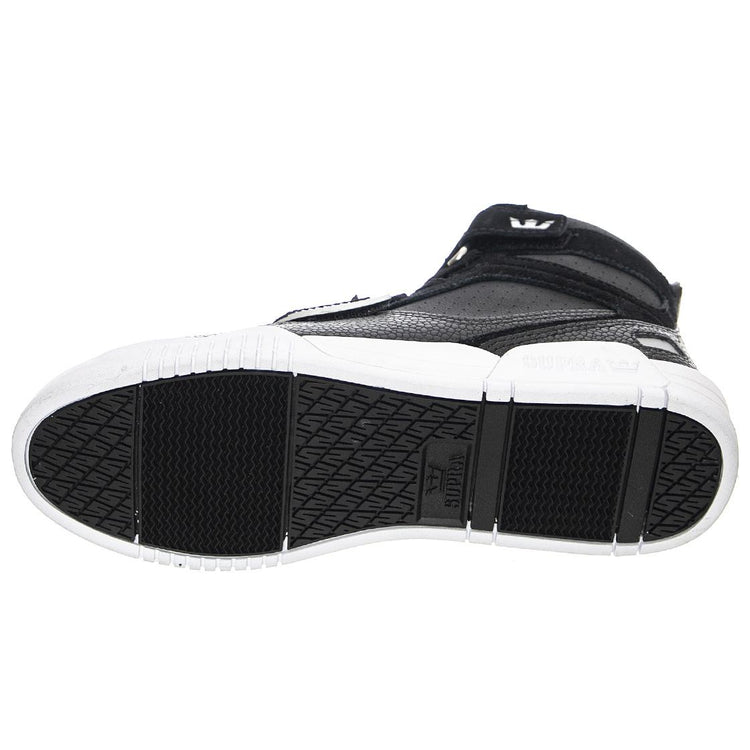 Breaker - Scarpe Stringate Profilo Alto Uomo Nere / Silver 05893-049 . SUPRA 