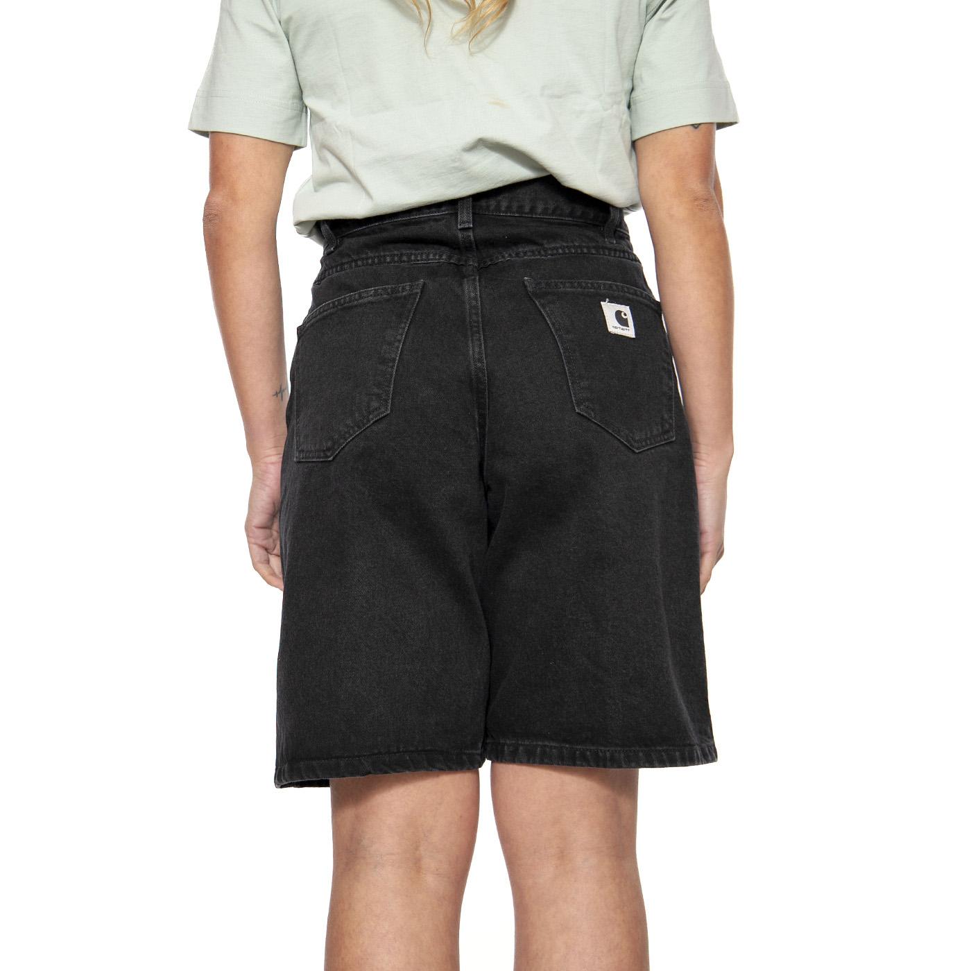 W' Brandon Short Black - Bermuda Donna Neri I031919.8906  CARHARTT WIP 