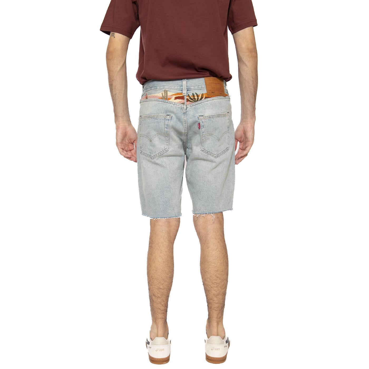 Levi s® Pantaloncini di jeans 501®  - Bermuda Uomo Blu 36512-0257  LEVIS 