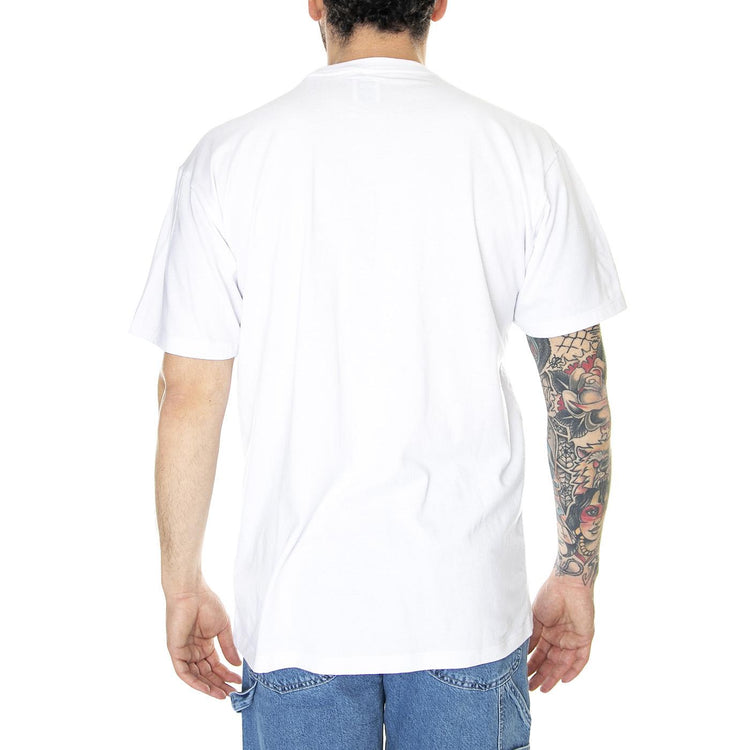 Alva Skates SS Tee White - Maglietta Girocollo Uomo Bianca VN00061FWHT1  VANS 