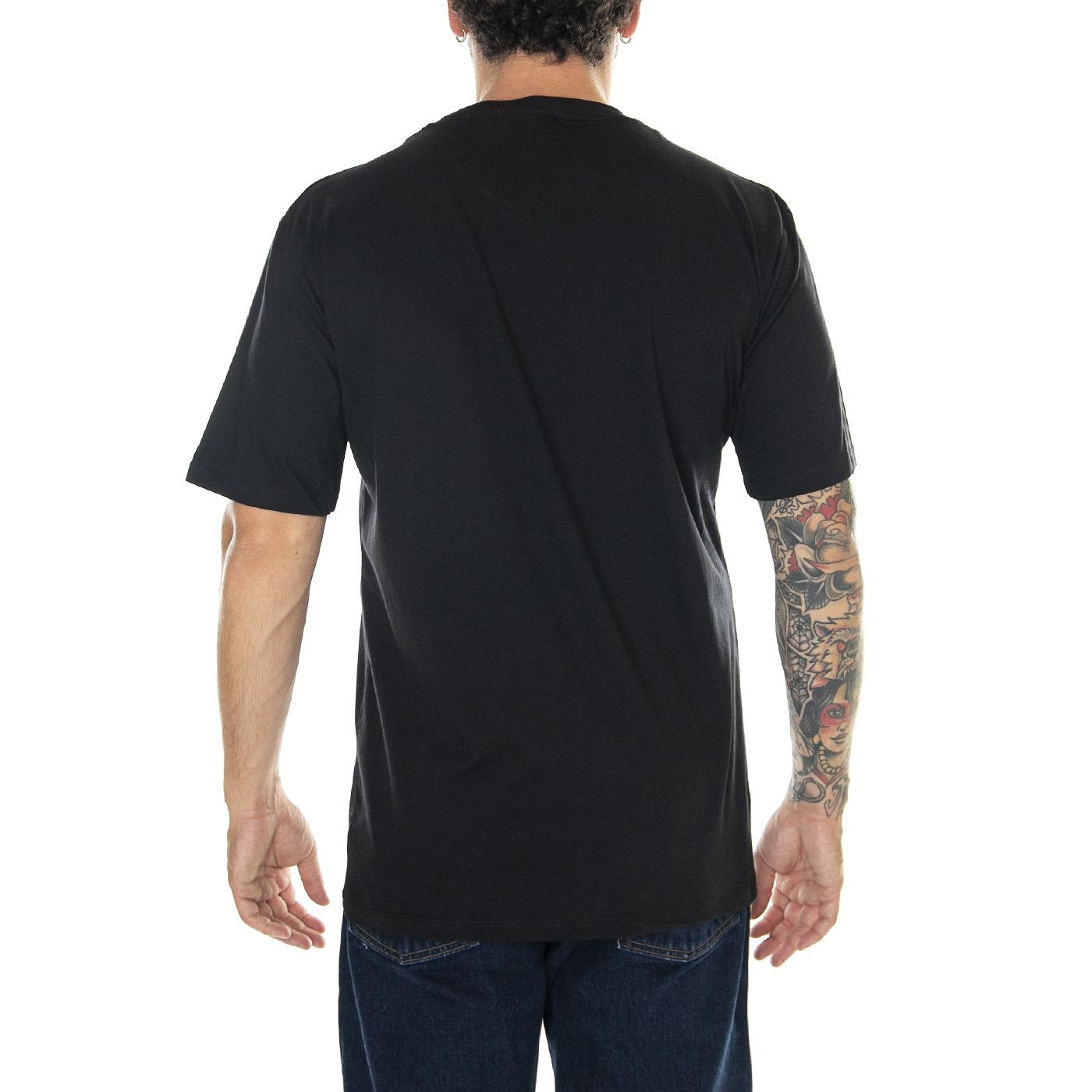 M' Essential T-Shirt Black - Maglietta Girocollo Uomo Nera 6010108-00002001  CAT 
