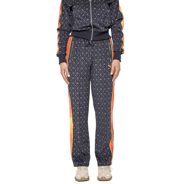 Road To Unit AOP Straight Track Pants Dark Op New Navy - Pantaloni Donna Multicolore 629794-16  PUMA 
