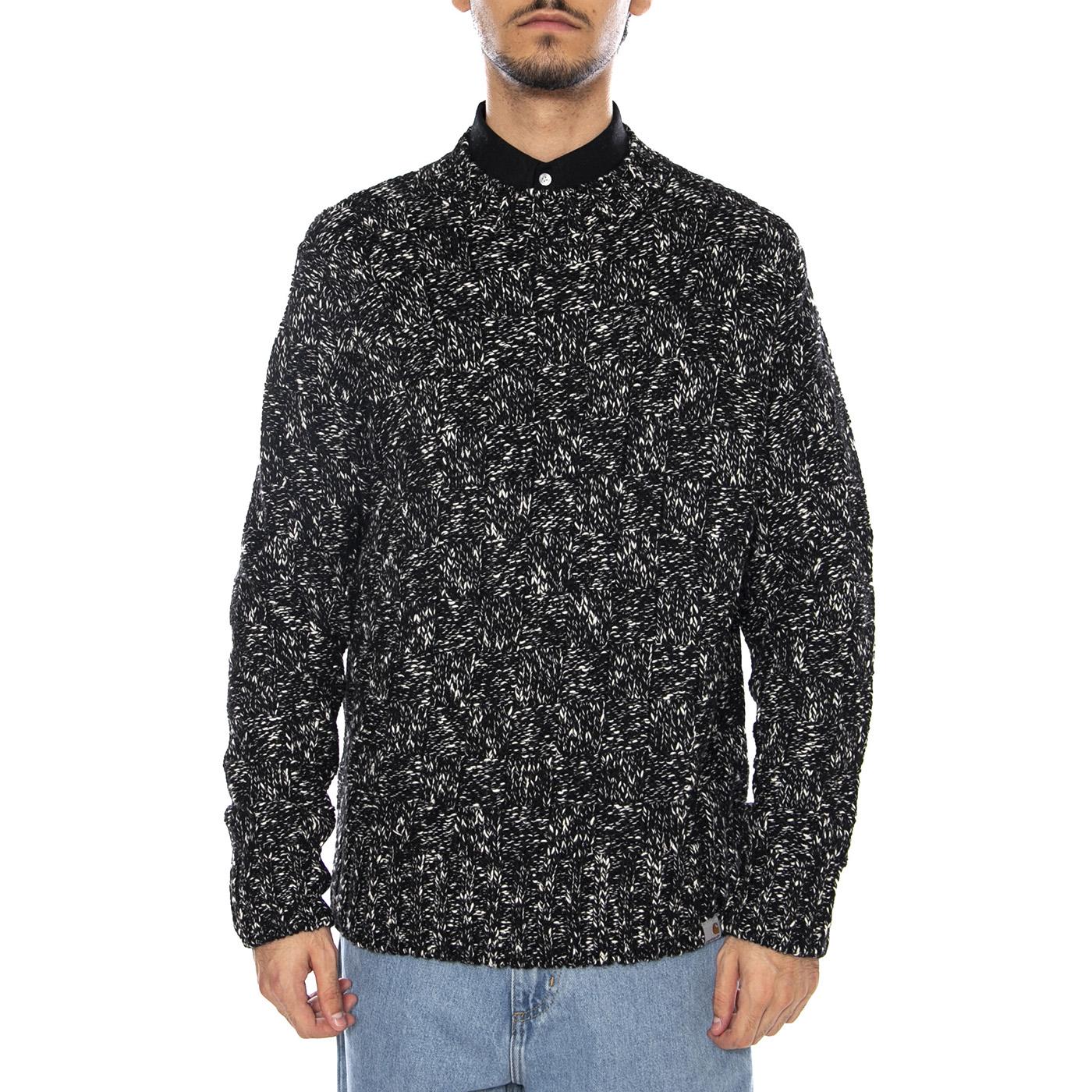 Kyloe Sweater Black Heather - Maglione Girocollo Uomo Nero I035393.BTXX . CARHARTT WIP 