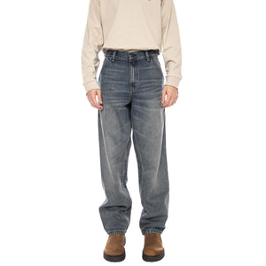 Single Knee Pant Blue - Pantaloni Denim Jeans Uomo Blu I032024.014Q . CARHARTT WIP 