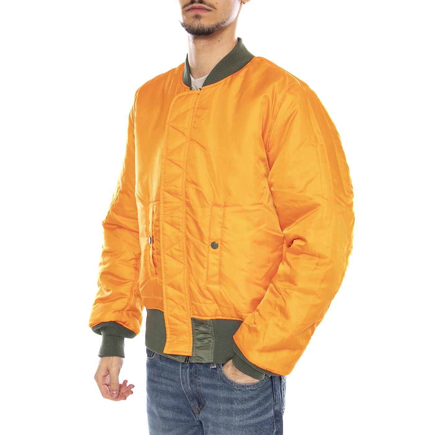 MA-1 Sage Green Jacket -- Giacca Reversibile Uomo Verde Salvia F100101 1 ALPHA INDUSTRIES 