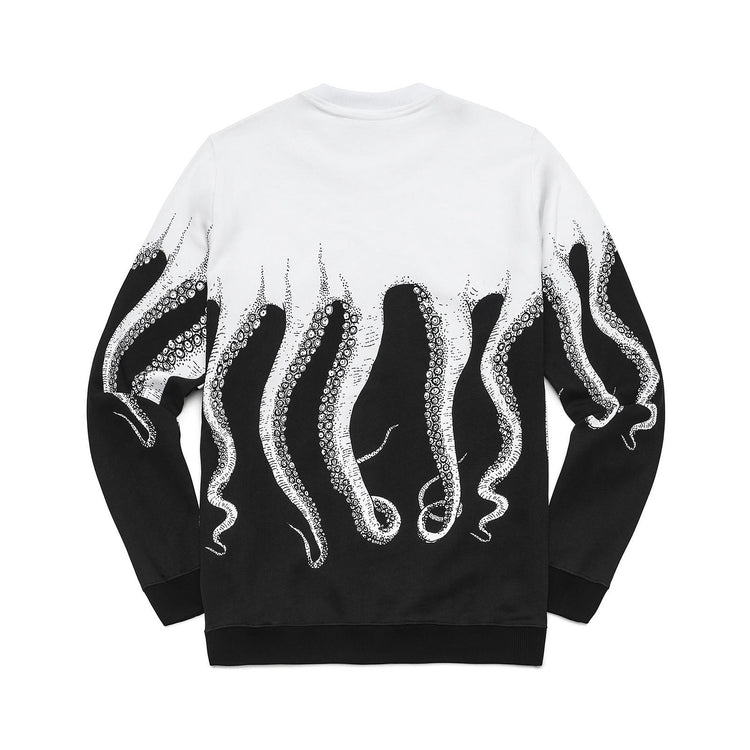 BLACK OCTOPUS Screen Printed WHITE 113299_4  OCTOPUS 