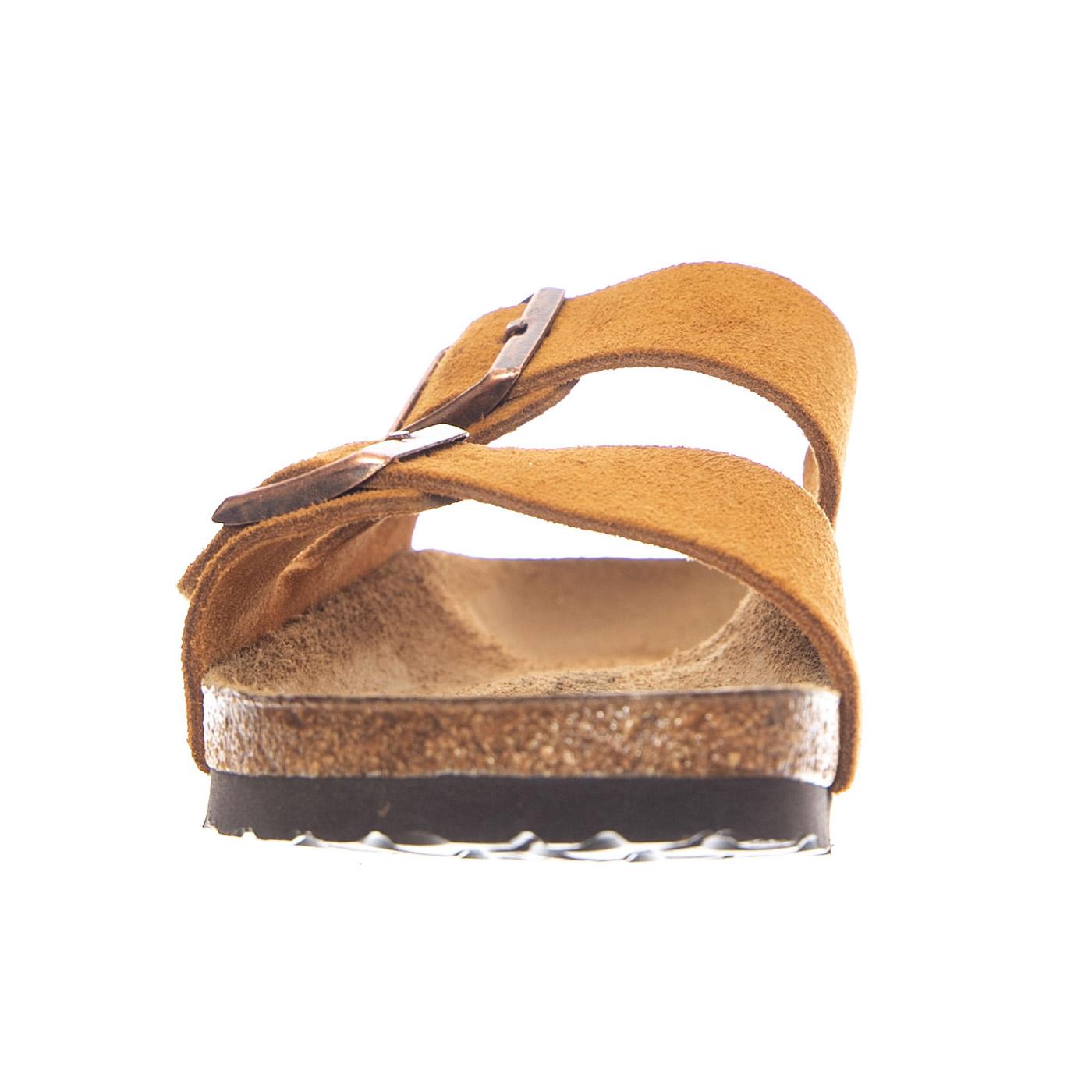 Arizona Big Buckle Nubuck Leather Narrow Fit Sandcastle - Sandali Donna Uomo Beige 1027162 MNK BIRKENSTOCK 