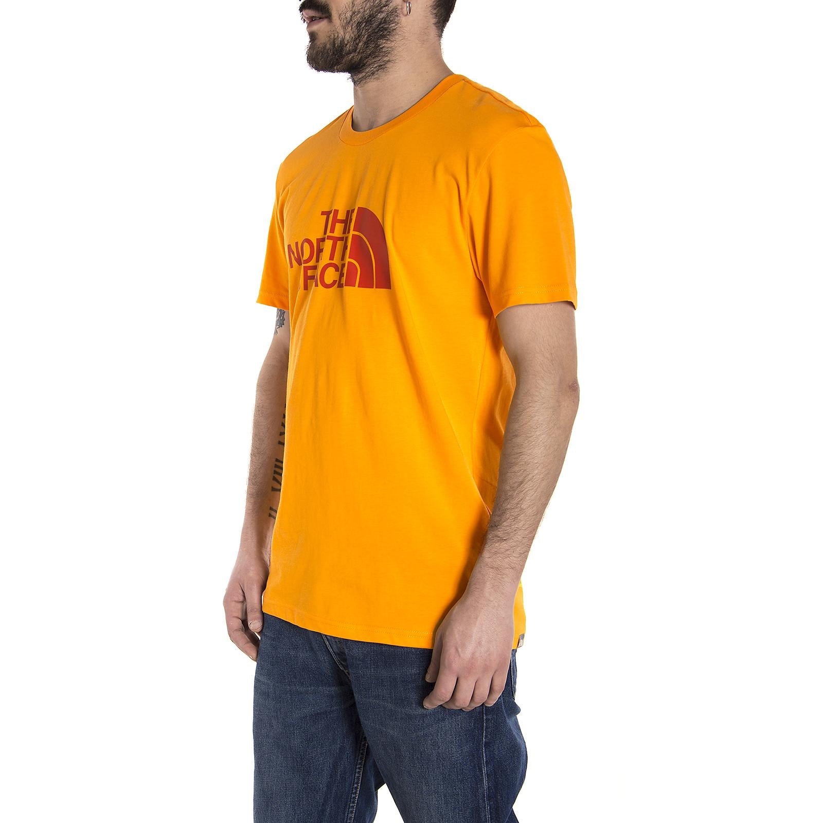 M S/S EASY TEE ZINNIA ORANGE T92TX3H6G  THE NORTH FACE 