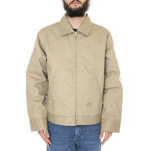 Lined Eisenhower Jacket Rec Khaki - Giacca Invernale Uomo Beige DK0A4XK4KHK1  DICKIES 