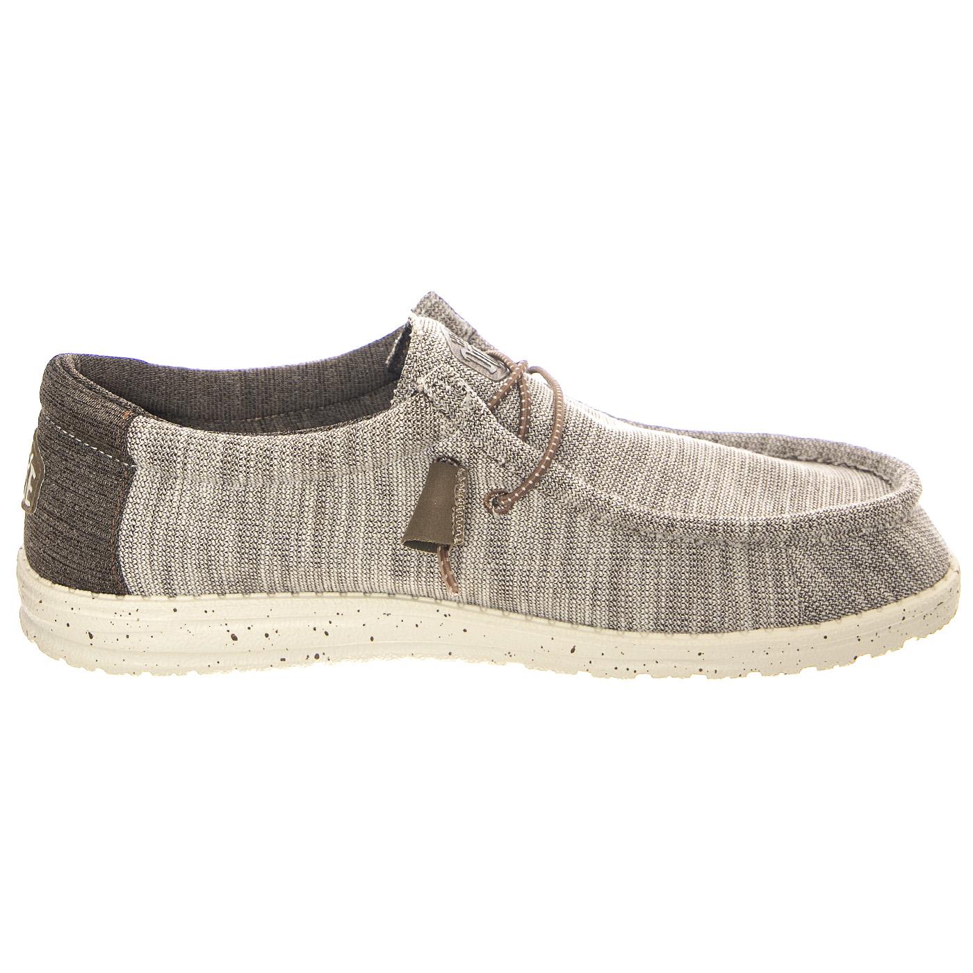 M' Wally Stretch Mix 2AC - Scarpe Stringate Profilo Basso Uomo Grige HD.40025.2AC  HEY DUDE 
