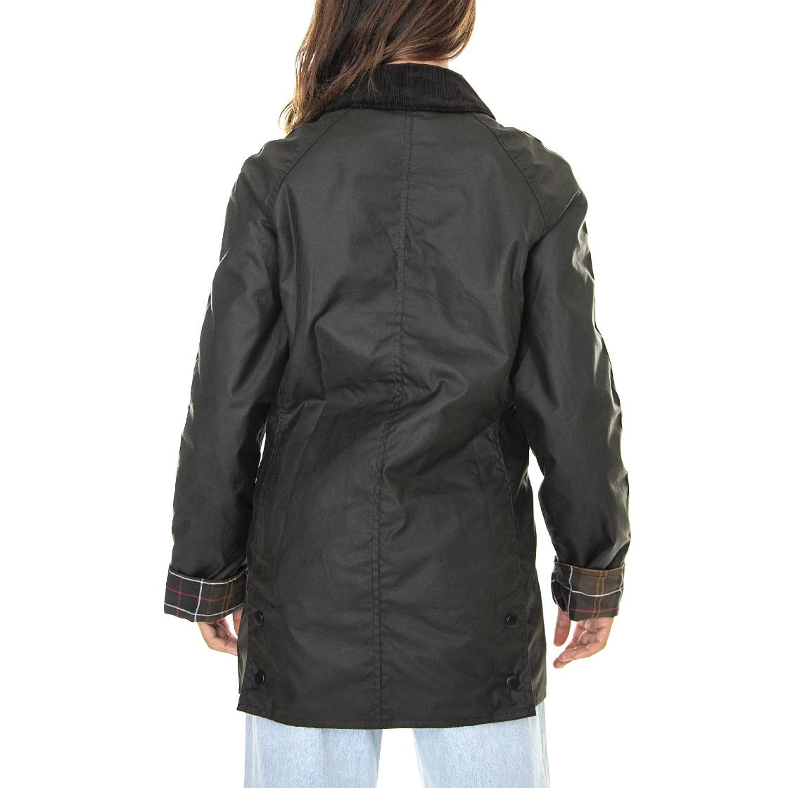 Classic Bedale Wax Jacket Olive - Giacca Invernale Donna Marrone FW22-LWX0668-OL71 . BARBOUR 