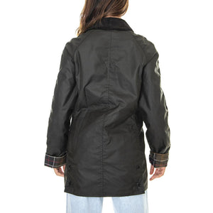 Classic Bedale Wax Jacket Olive - Giacca Invernale Donna Marrone FW22-LWX0668-OL71 . BARBOUR 