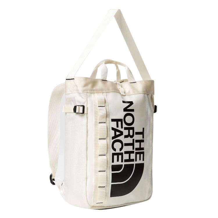 Base Camp Tote White Dune / TNF Black - Borsa a Tracolla Bianca NF0A3KX2ROU1  THE NORTH FACE 