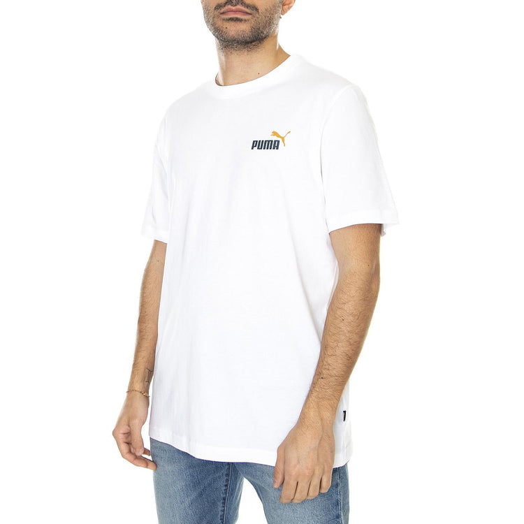 Essential Small Logo Tee White - Maglietta Girocollo Uomo Bianca 674470-58  PUMA 