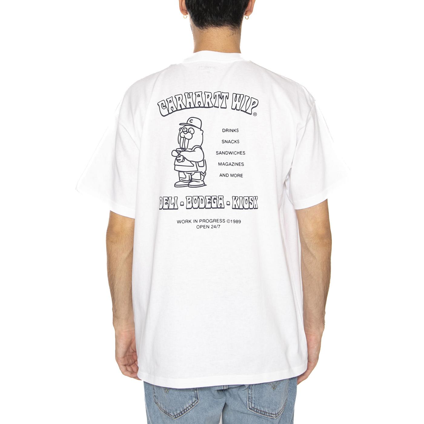 S/S Sandwich T-Shirt White - Maglietta Girocollo Uomo Bianca I035230.02XX . CARHARTT WIP 