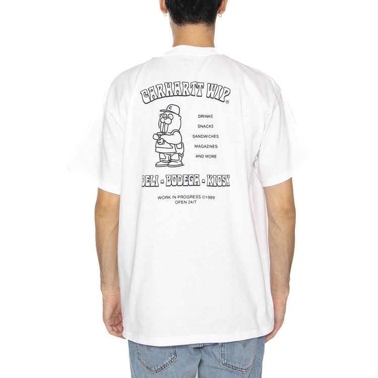 S/S Sandwich T-Shirt White - Maglietta Girocollo Uomo Bianca I035230.02XX . CARHARTT WIP 