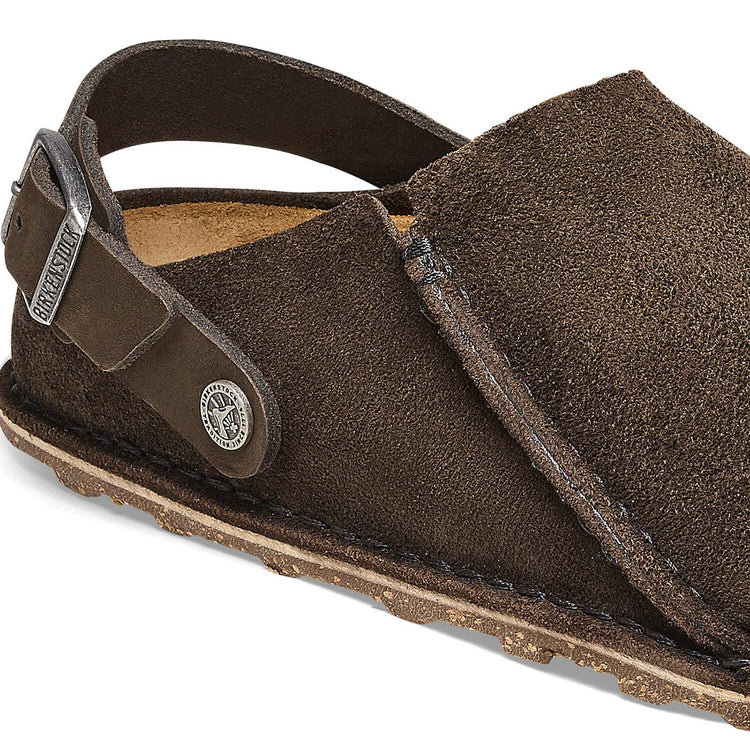 W' Lutry Premium Espresso, Suede Leather Sandals - Sandali Donna Marroni 1025328  BIRKENSTOCK 
